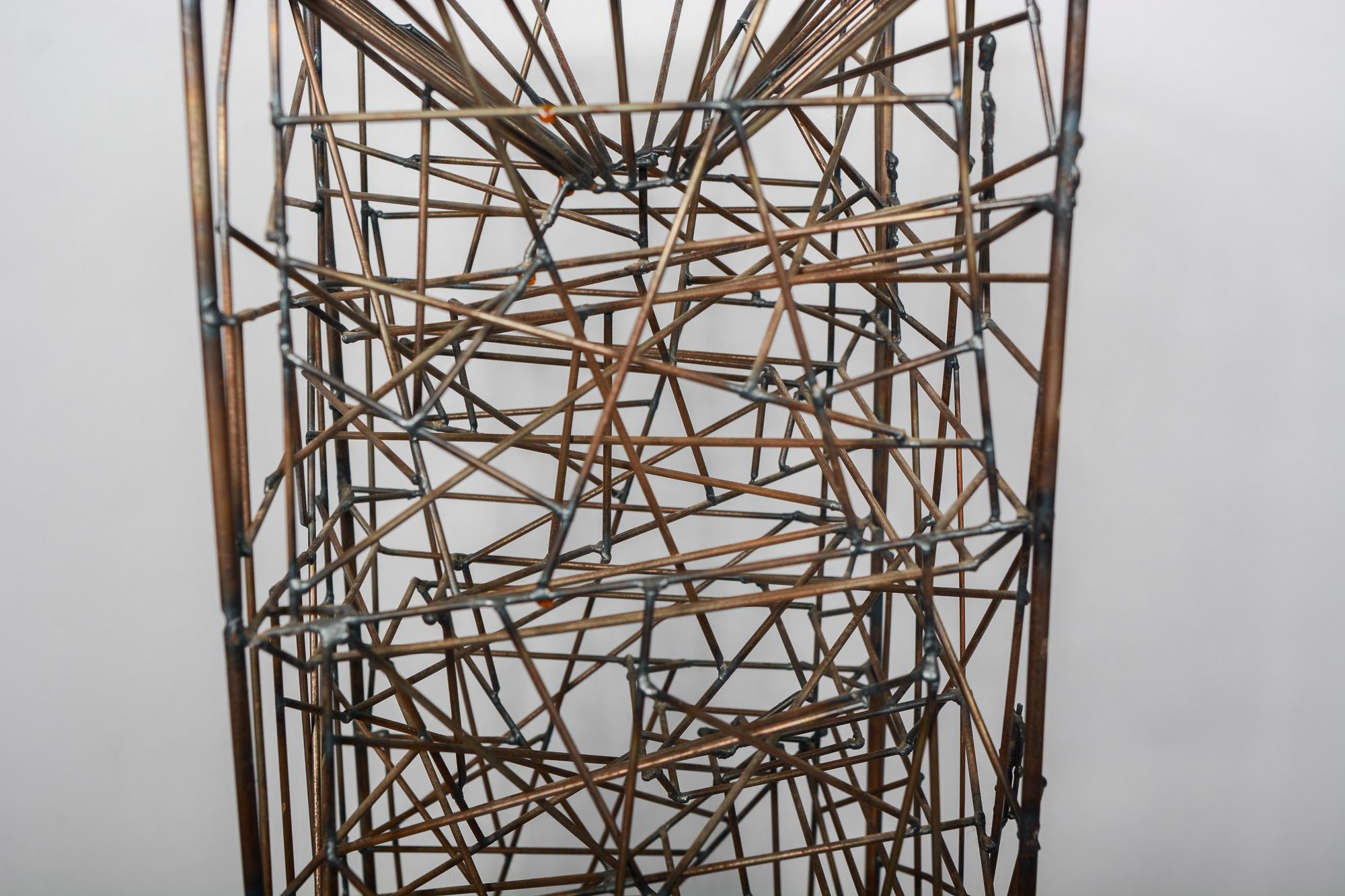 Wire Kinetic Maze Sculpture by Guy Pullen 2