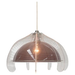 Wire pendant lamp by Paul Secon for Sompex, Germany 1960s