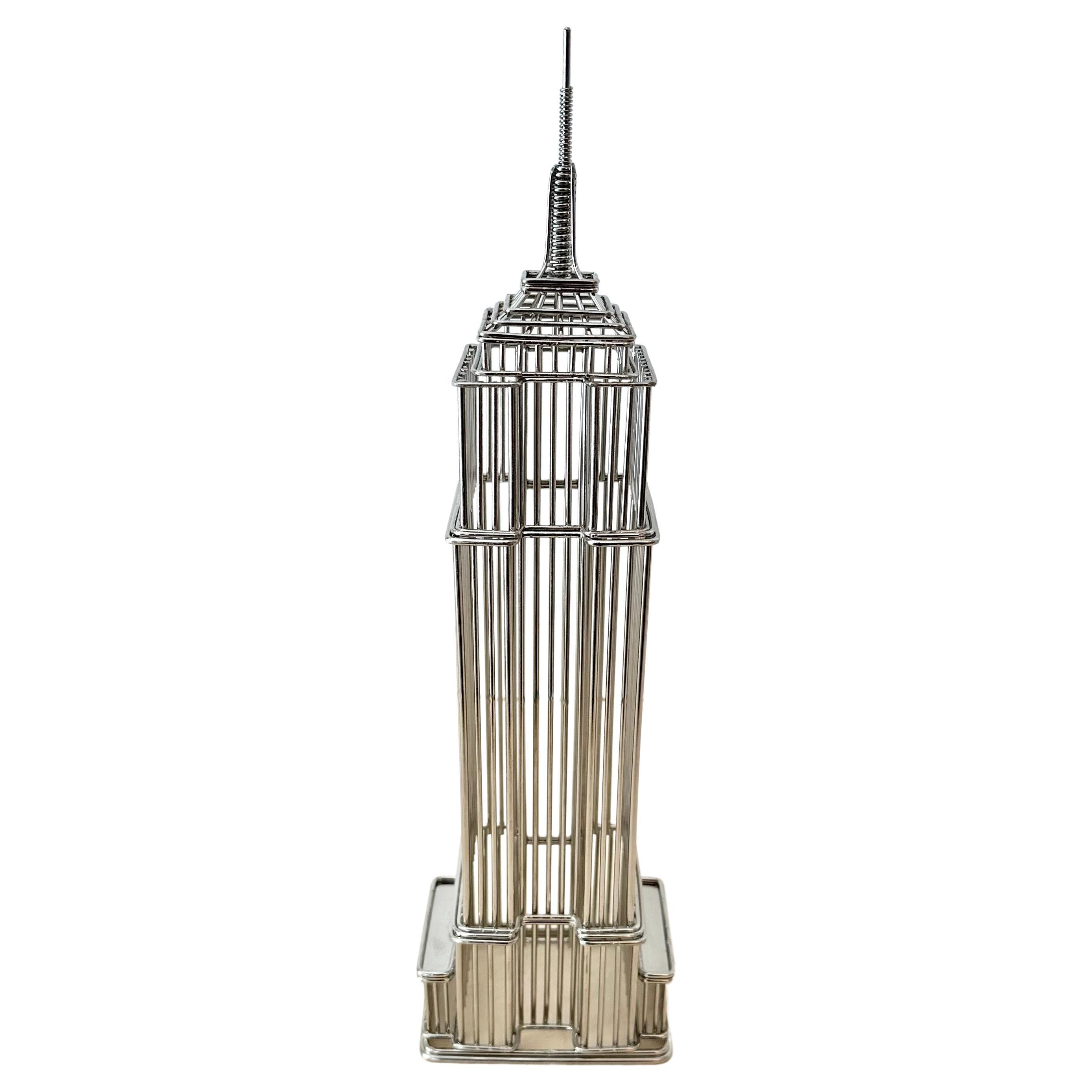 Wire Sculpture of the Empire State Building