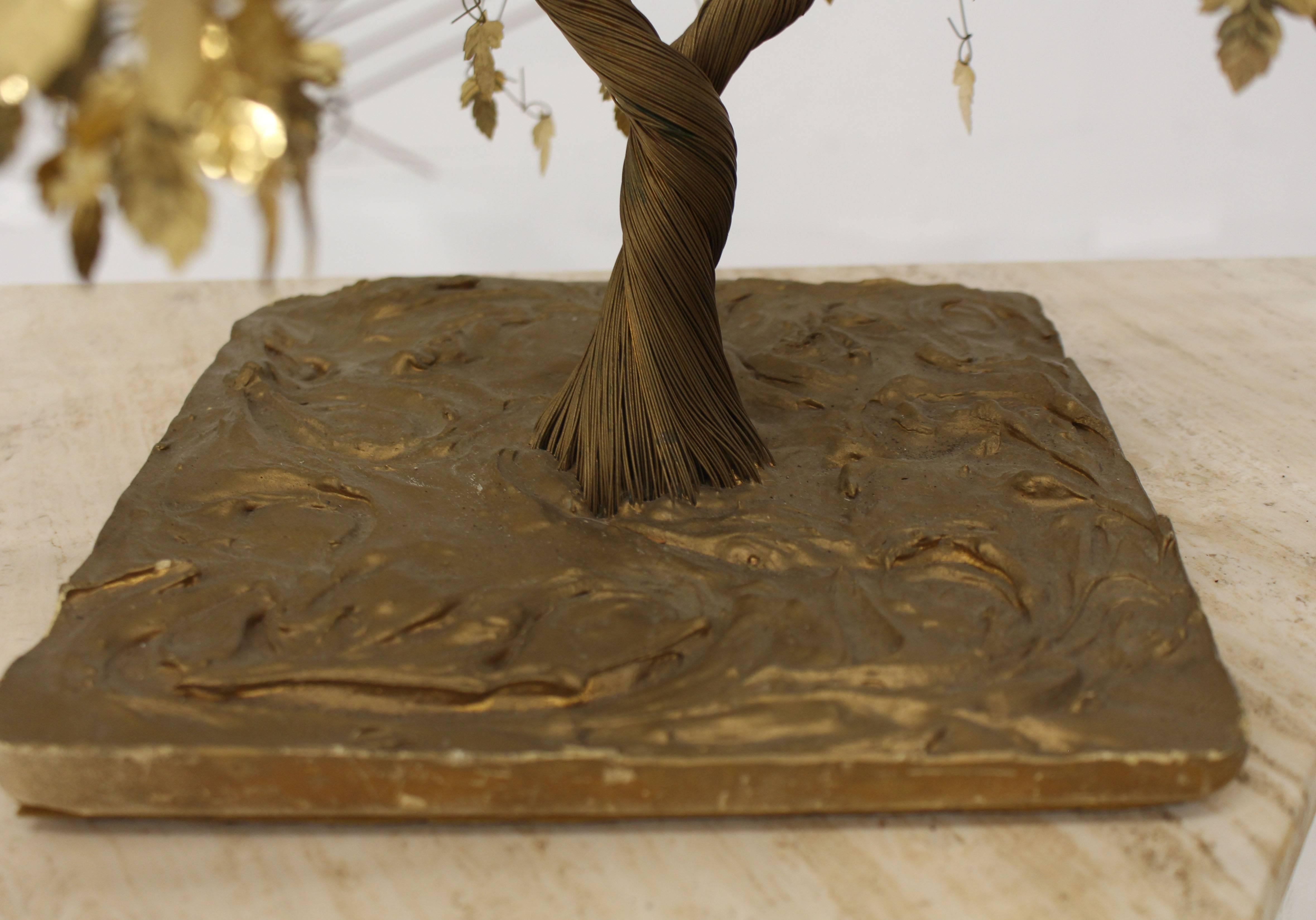 Mid-Century Modern Wire Sculpture of Tree of Life