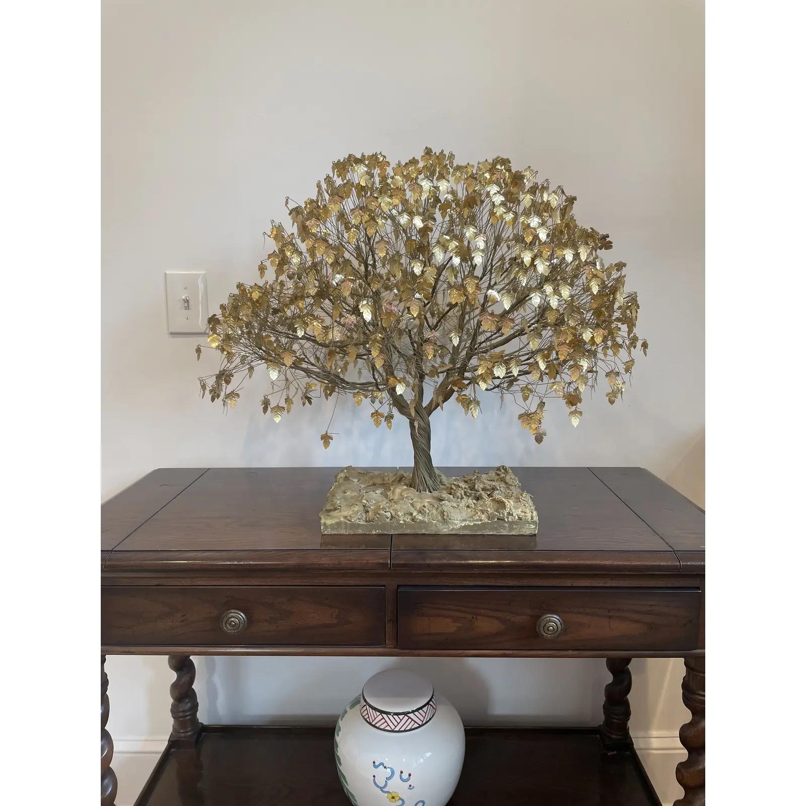20th Century Wire Sculpture of Tree of Life