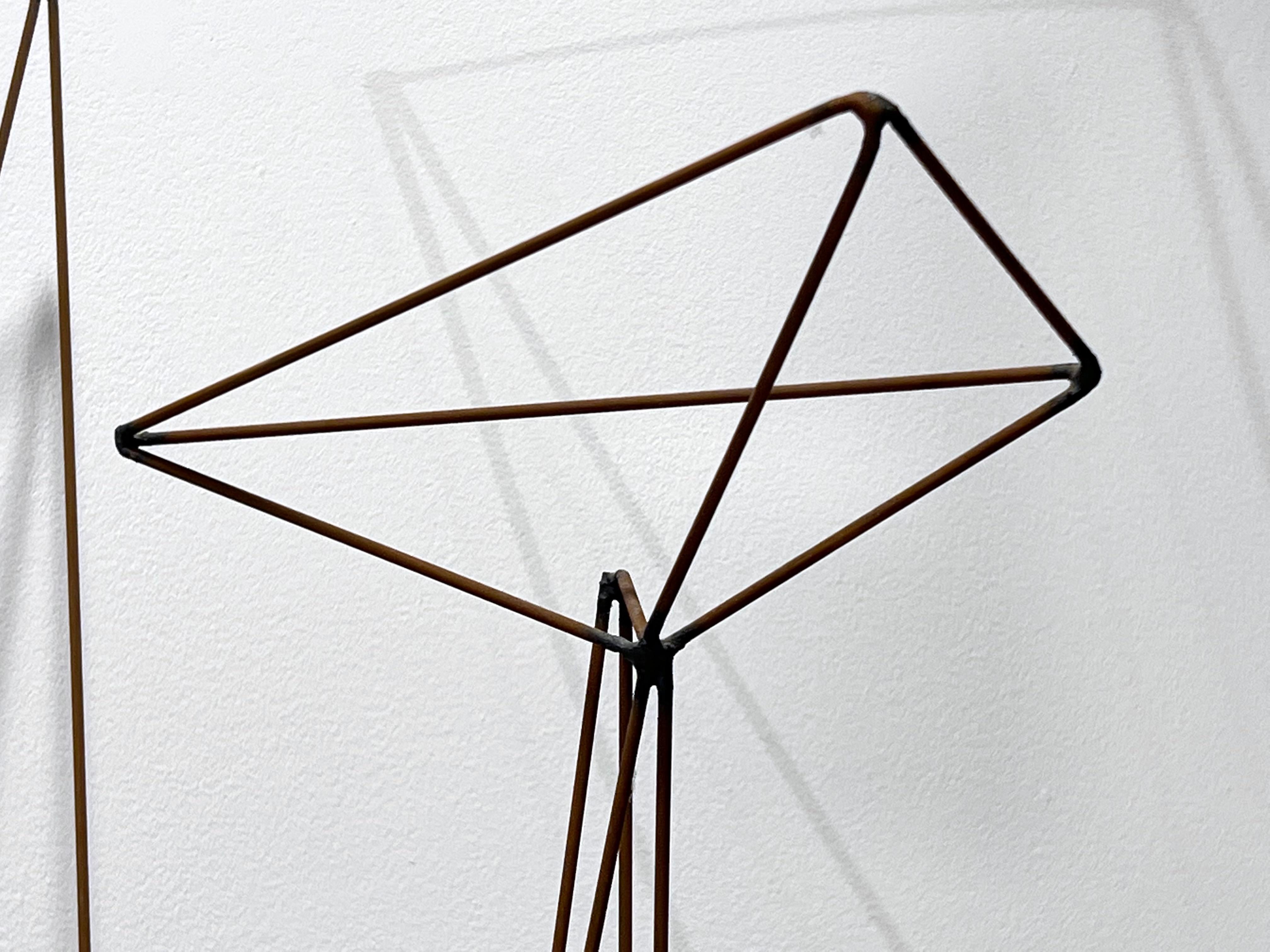 Wire Sculpture on Pedstal by Harry Bertoia 4