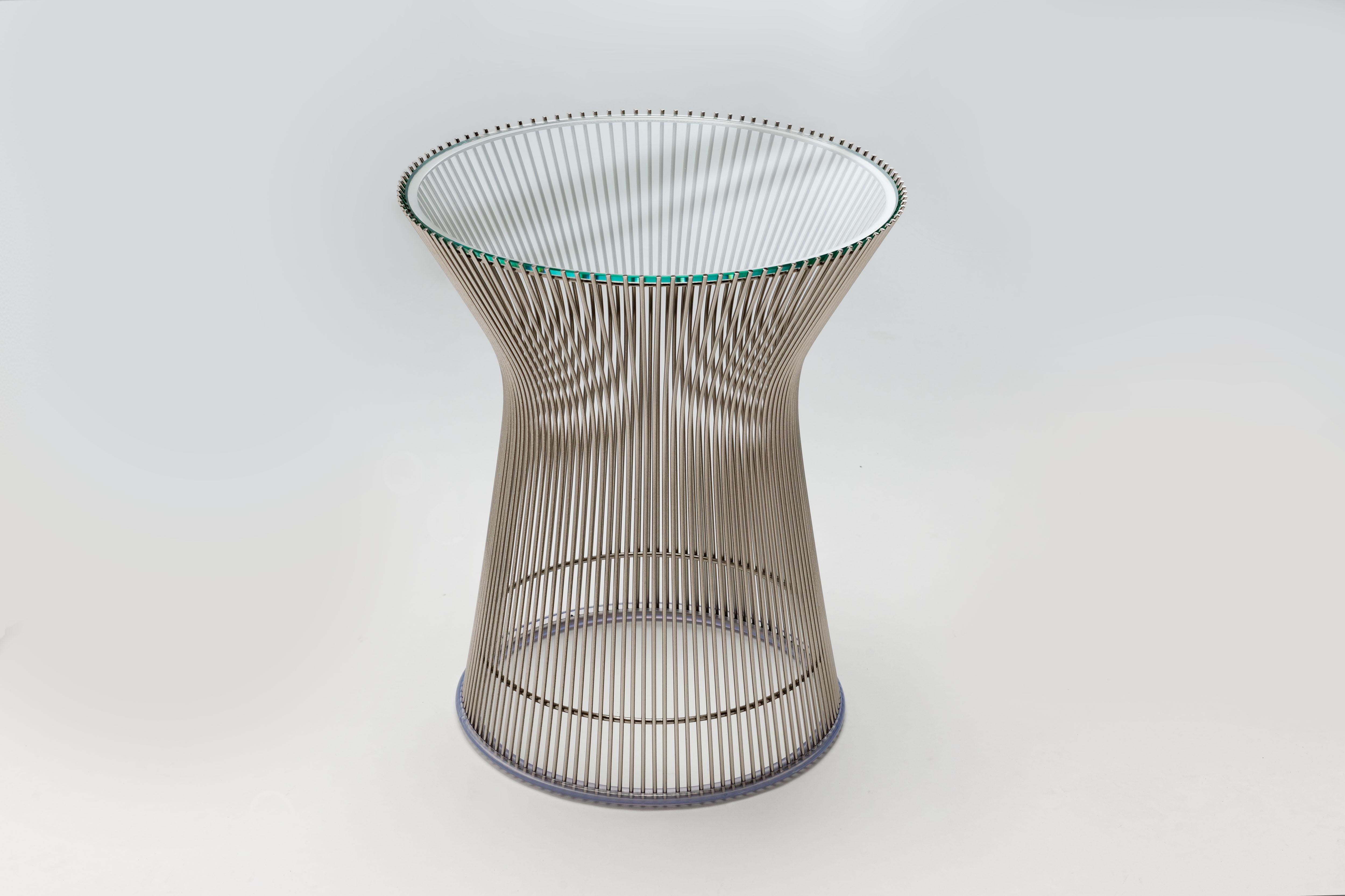 Wire Side Table by Warren Platner For Sale 8