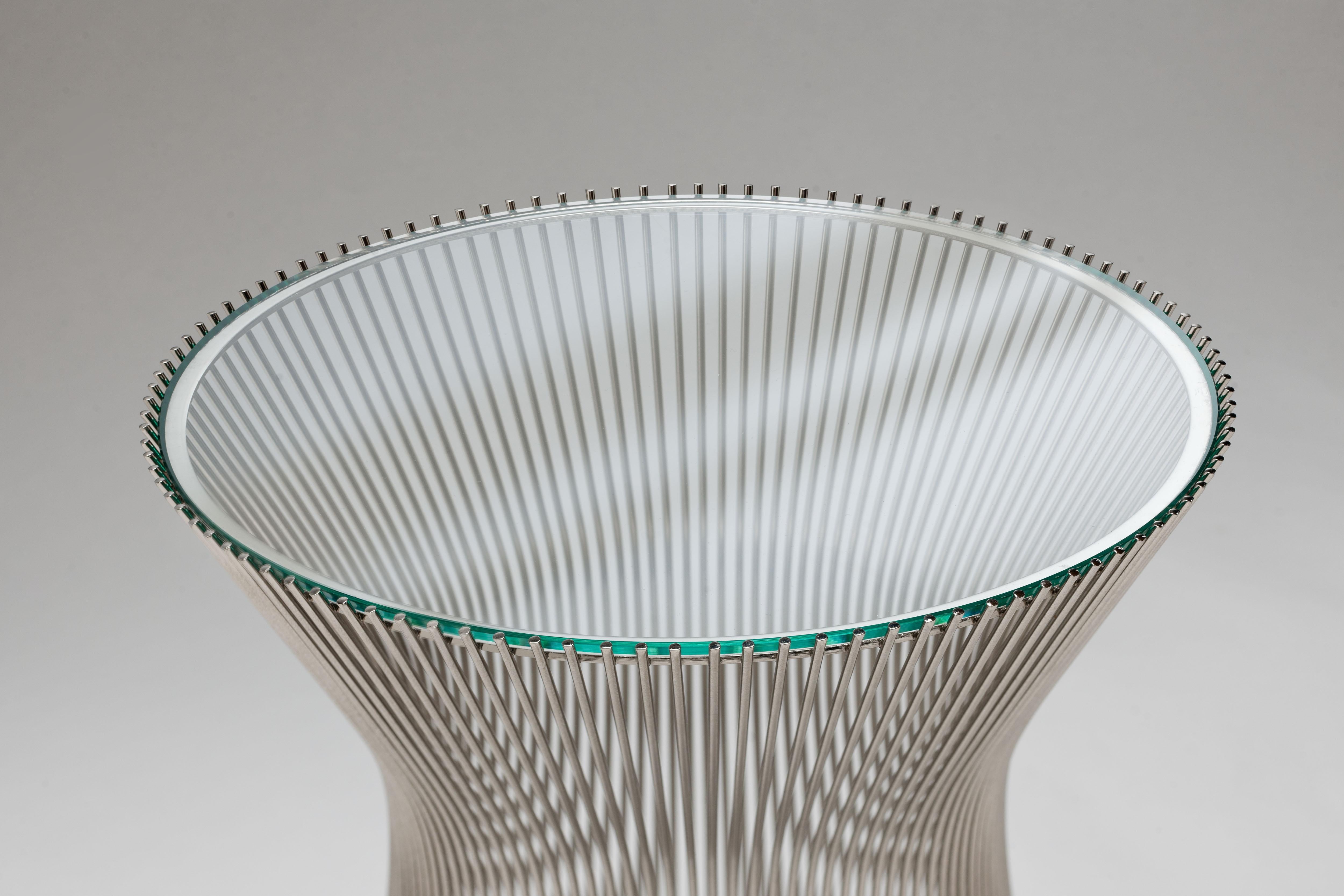 American Wire Side Table by Warren Platner