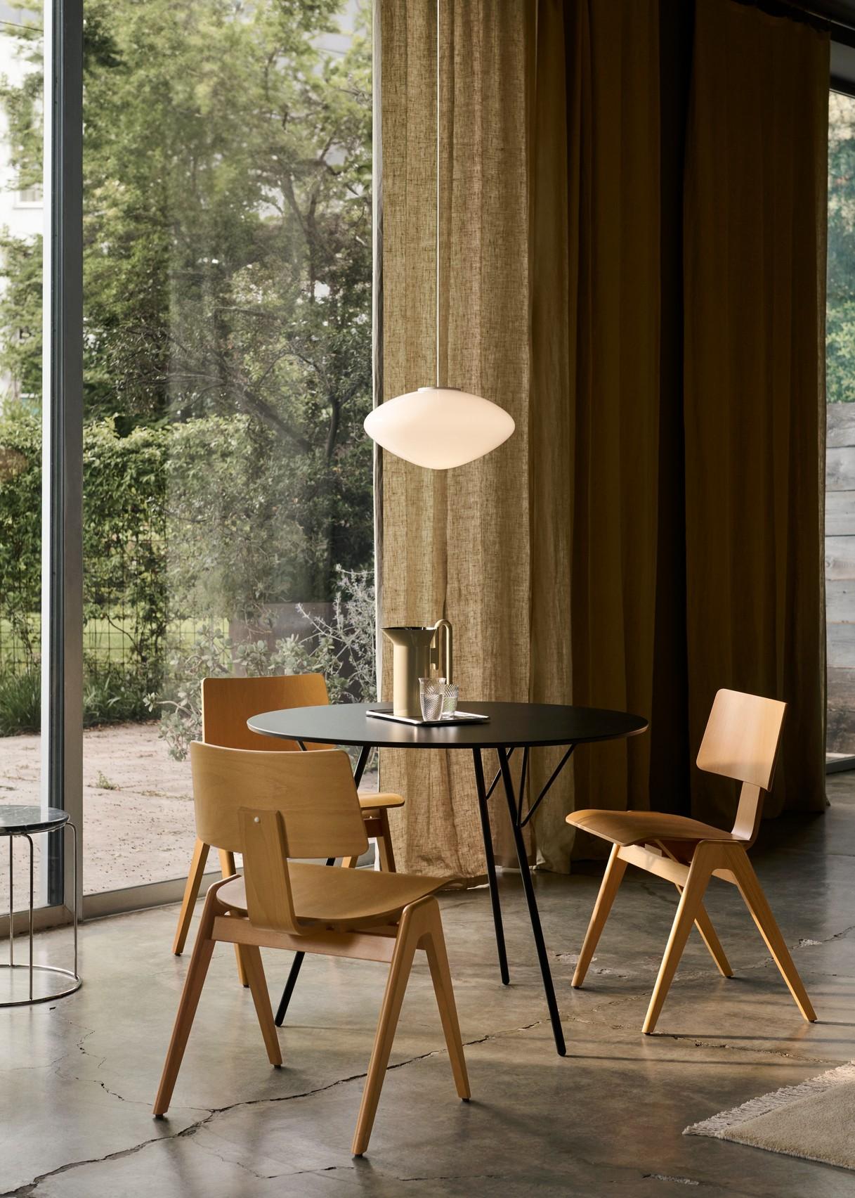 Sgabello Wire VP11-Mirror Acciaio Lucido/Marmo Nero, Verner Panton per AT&T in vendita 7