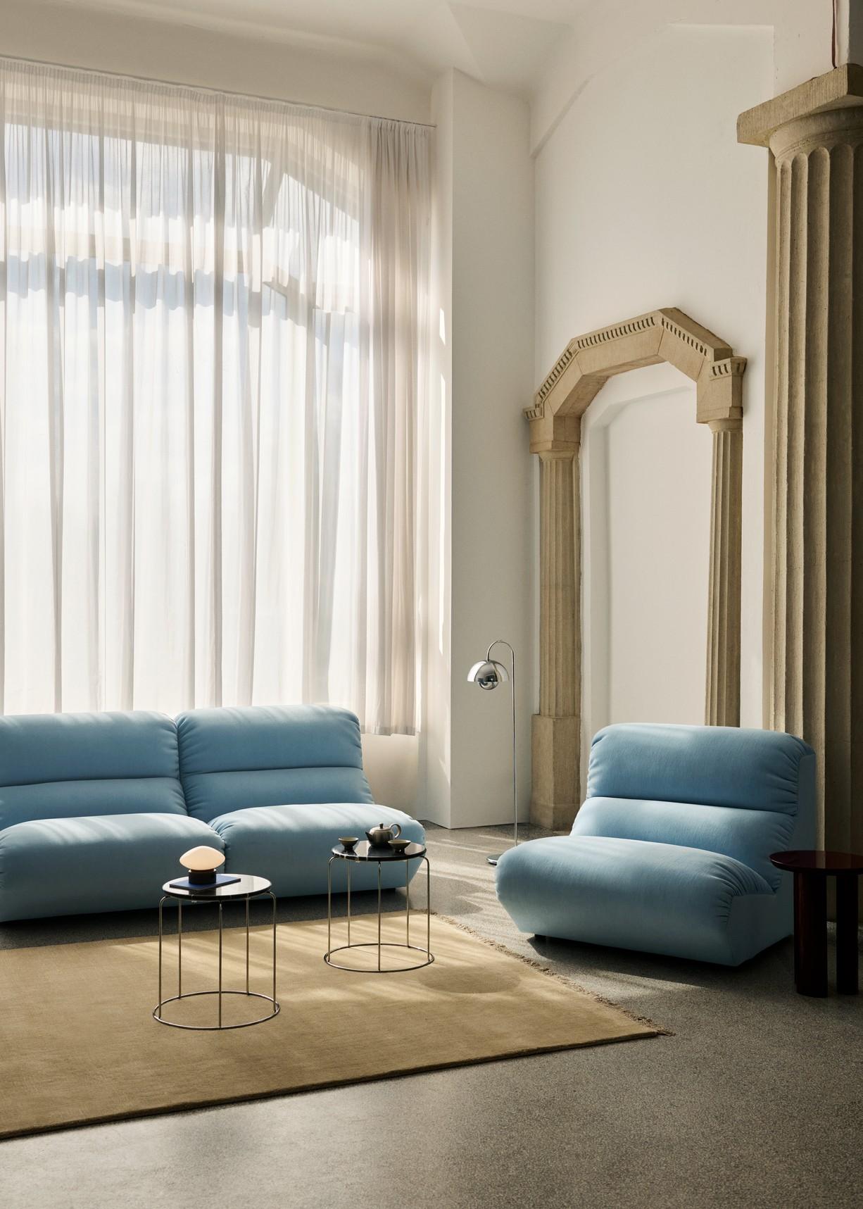 Sgabello Wire VP11-Mirror Acciaio Lucido/Marmo Nero, Verner Panton per AT&T in vendita 8