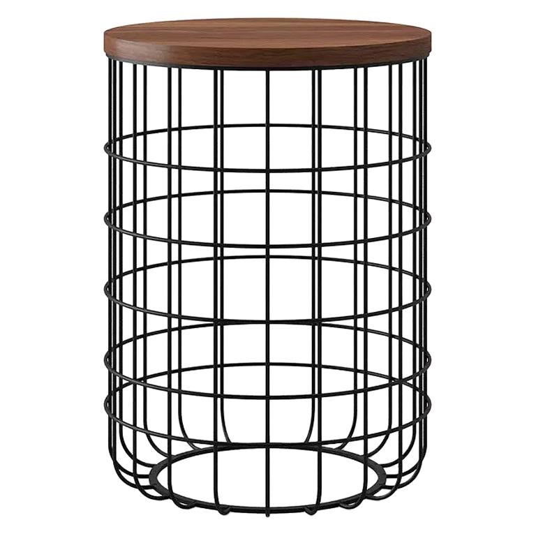 Wire Tall Side Table by Dare Studio