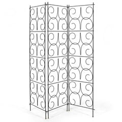 Wire Three-Panel Folding Screen