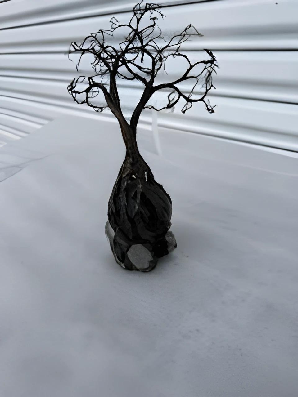 Wire tree of life metal sculpture For Sale 1