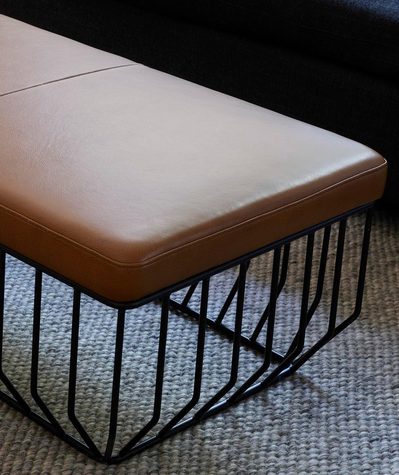 Modern Wired Bench by Phase Design For Sale