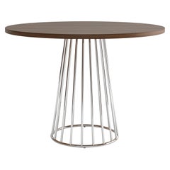 Mesa de café con cable de Phase Design, Cromo pulido