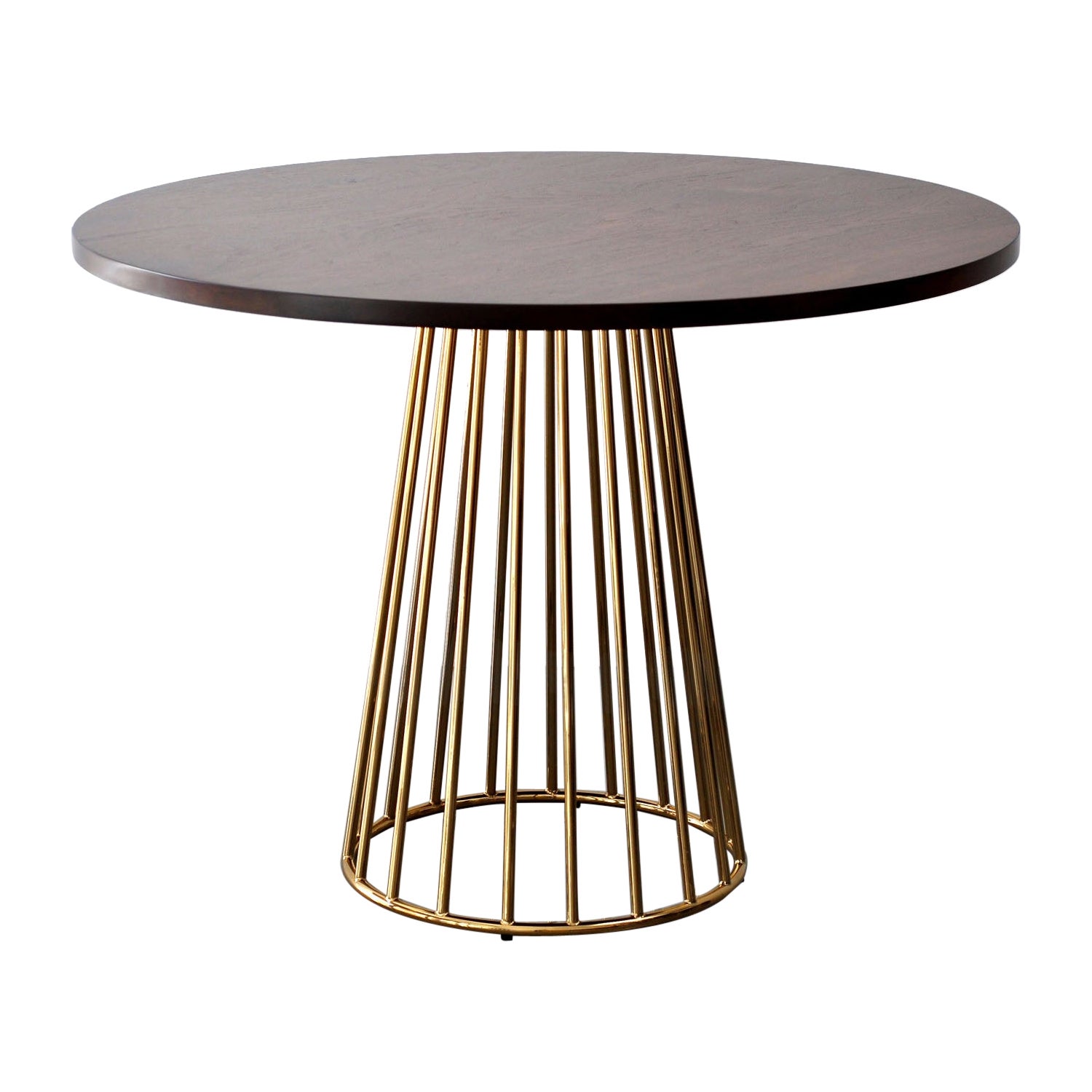 Verdrahteter Cafe-Tisch von Phase Design, Rauchmessing