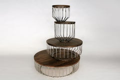 Wired Coffee Table- 42" by Phase Design, Polished Chrome