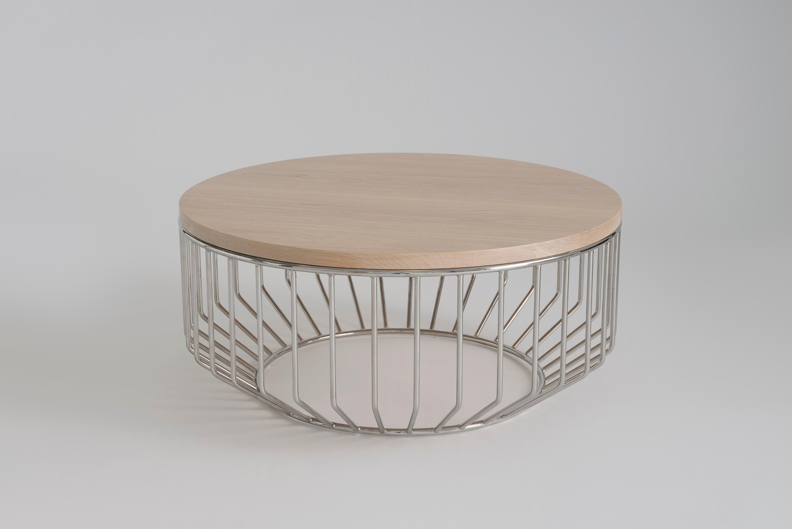 Plated Wired Coffee Table- 42
