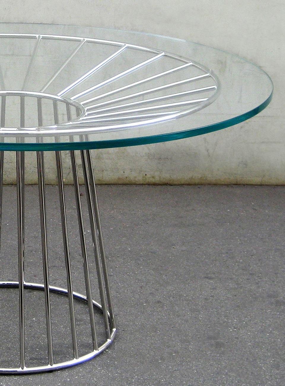 Moderne Grande table de salle à manger câblée par Phase Design en vente