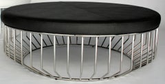 Wired Large Ottoman by Phase Design