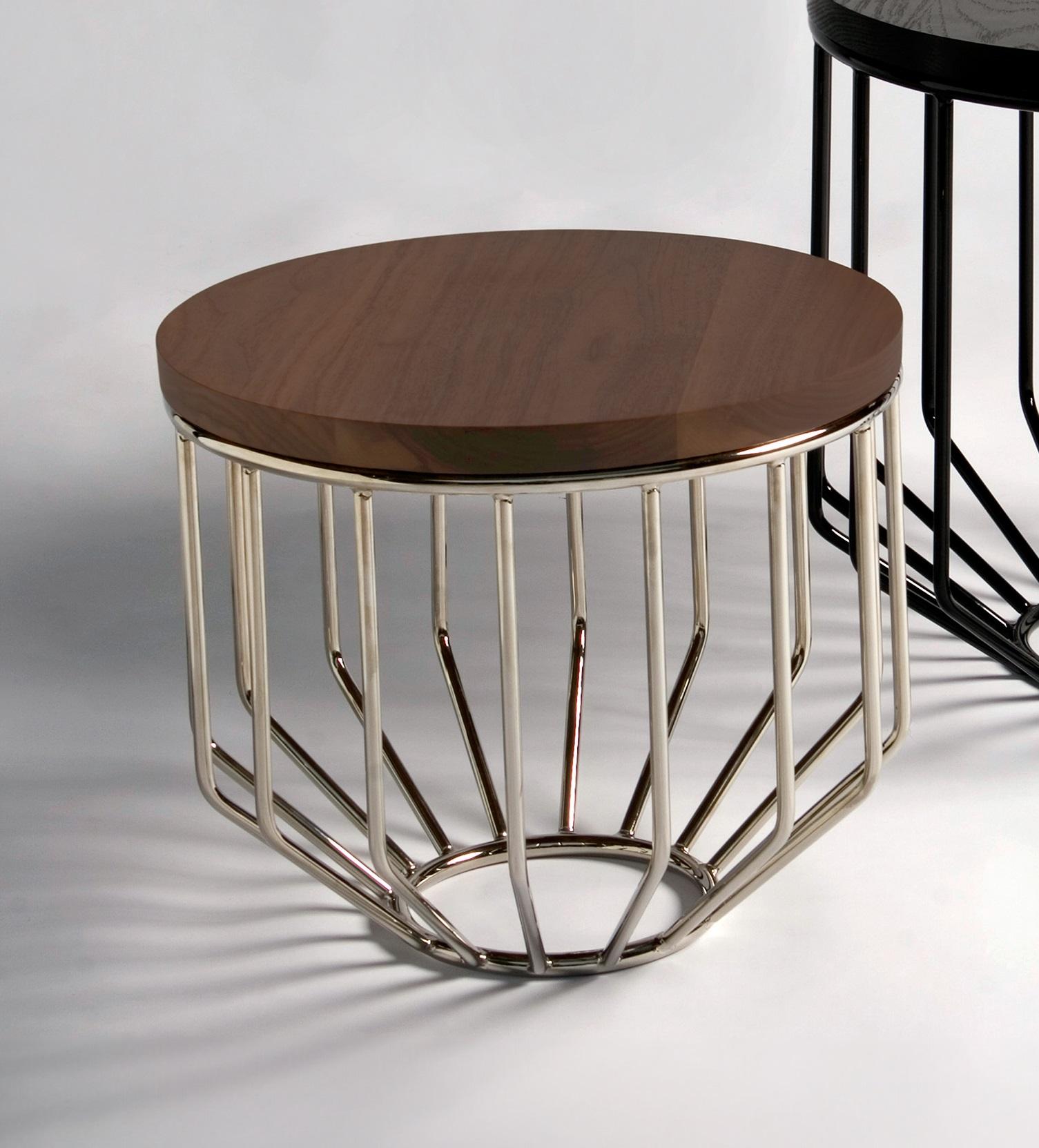 Poudré Table d'appoint câblée par Phase Design en vente