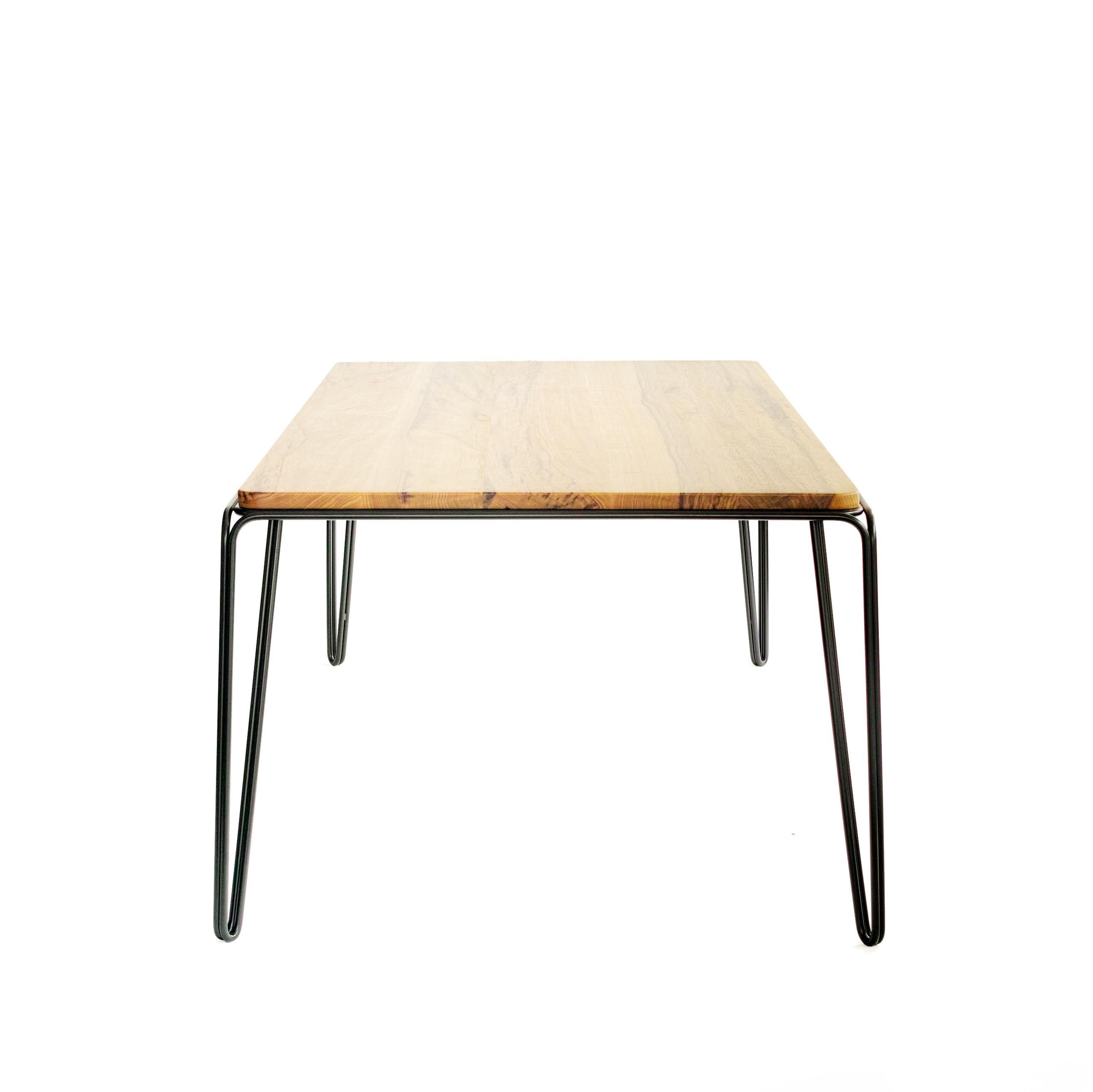 Minimalist Wired Table 200, minimal dining table, industrial, bauhaus For Sale
