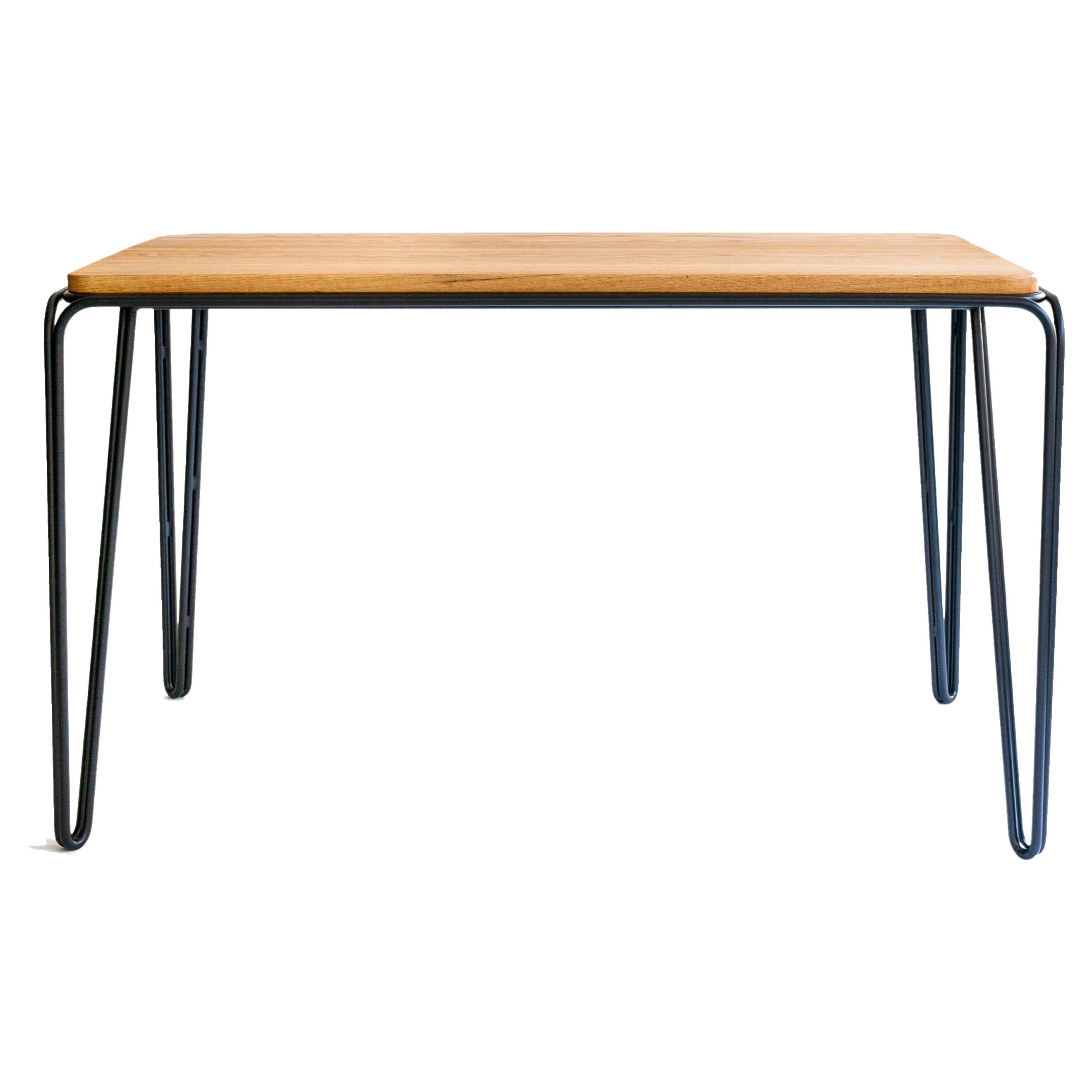 Table câblée 119, table de salle à manger minimale, industriel, bauhaus