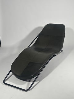 Chaise longue Wireflow di Michel Rojkind per Driade, in pelle ergonomica