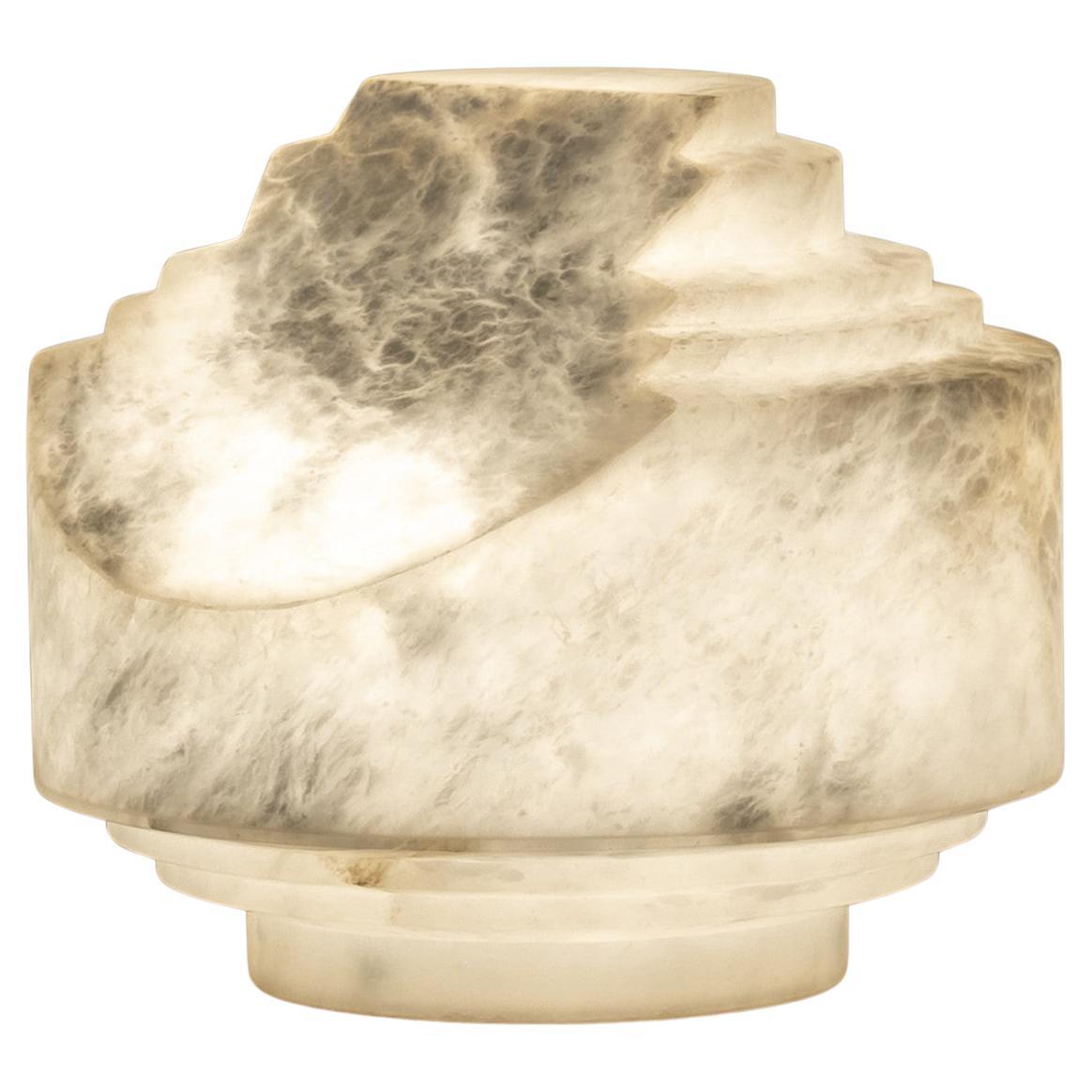 Wireless Cala Table Lamp by United Alabaster