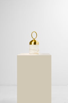 Kabellose Glans Tischleuchte von United Alabaster