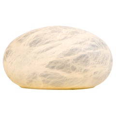 Wireless Oval Large Table Lamp by United Alabaster