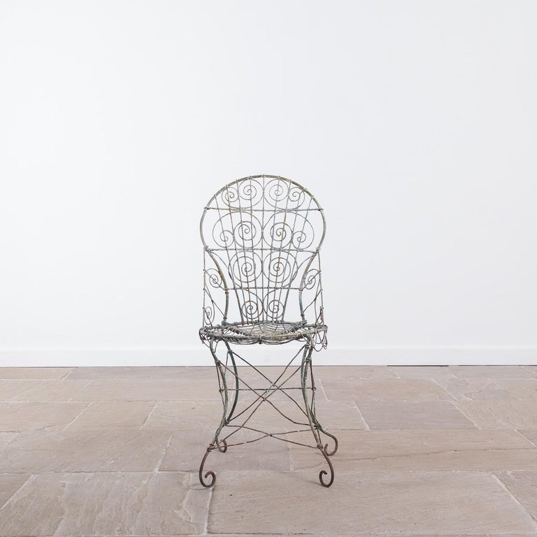 Wirework Garden Chair Circa 1820