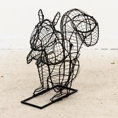 Wirework Squirrel Sculpture
