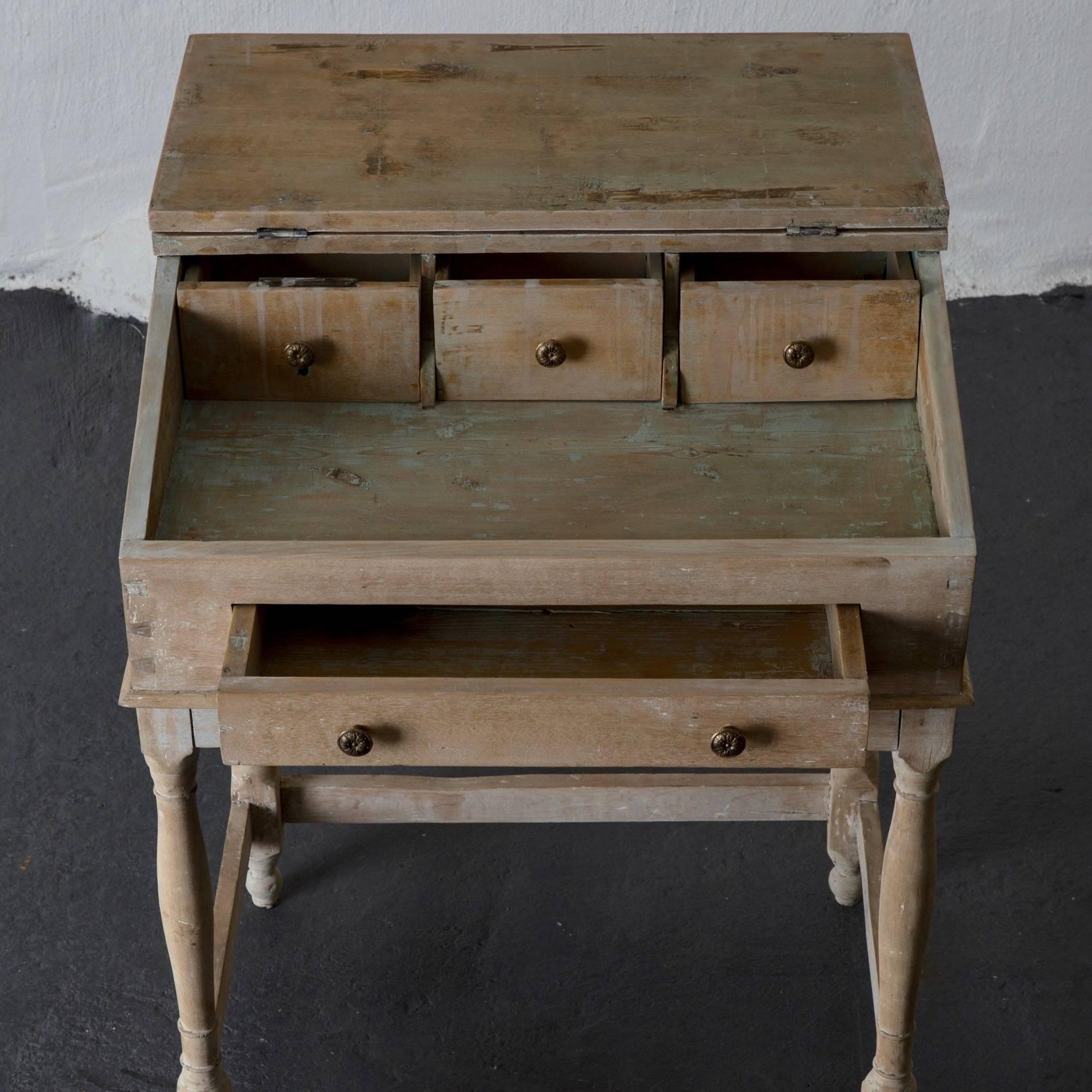 Wiring Desk Swedish 19th Century Original Paint Sweden In Good Condition In New York, NY