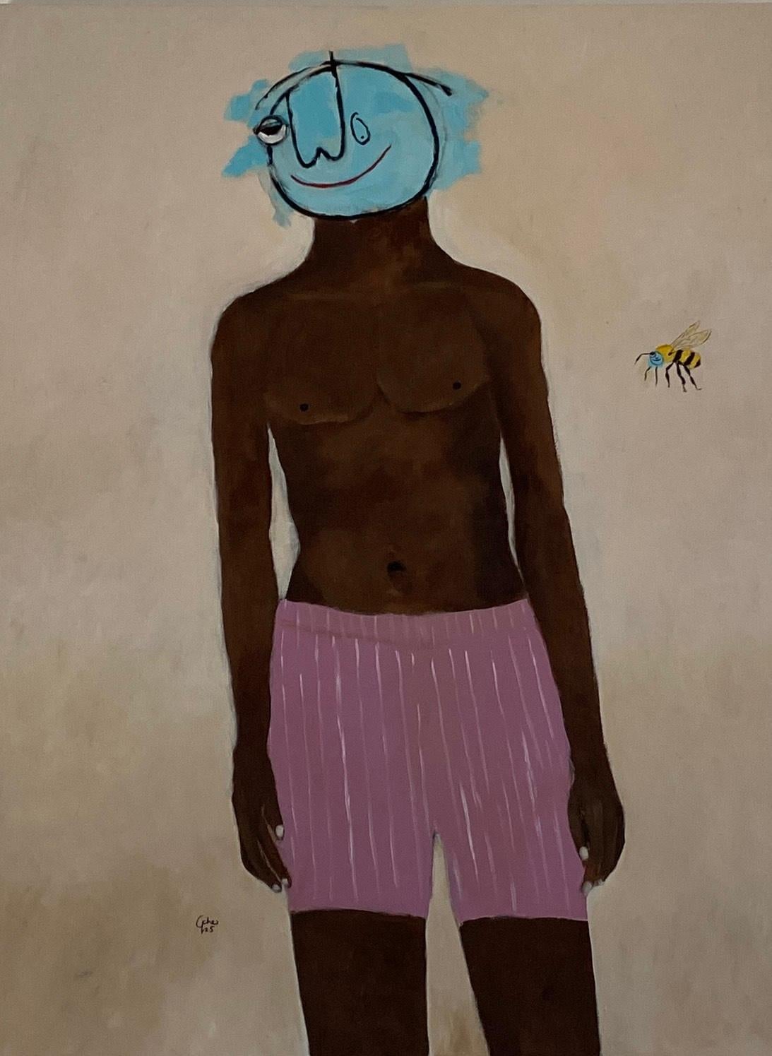 Companion 1 -21st Century, Contemporary, Figurative, Neo-Expressionism, Bee Love