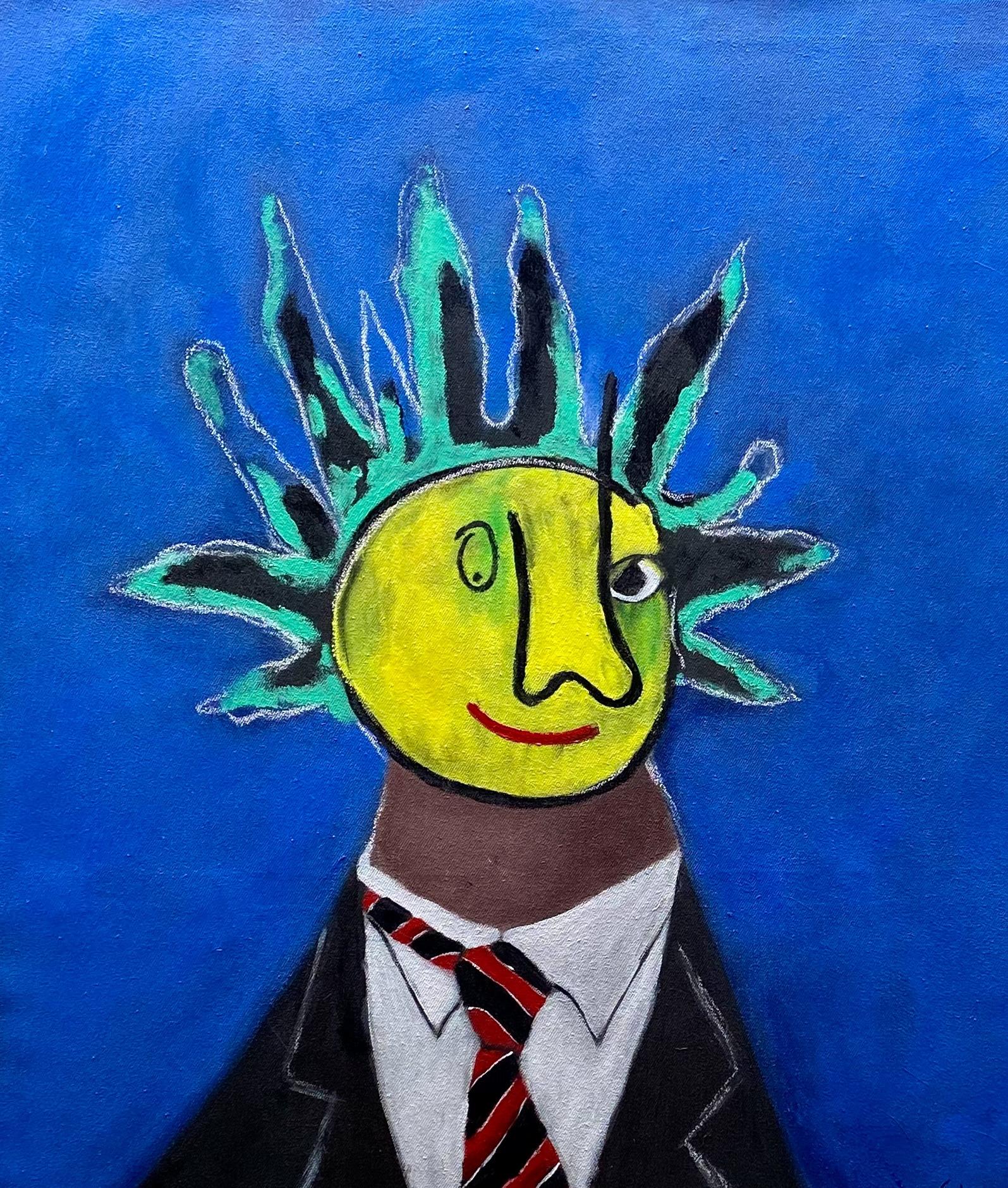 Jean-Michel Basquiat - Painting by Wisdom Uche