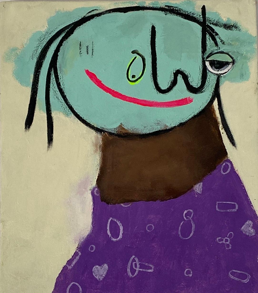 Nicole - 21e siècle, Contemporain, Figuratif, Néo-expressionnisme, Afrique, Amour