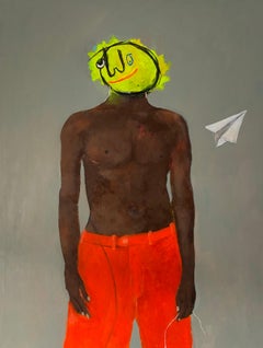 Cometa de papel - Siglo XXI, Contemporáneo, Figurativo, Neoexpresionismo, Lúdico