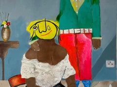 Untitled V - 21st Century, Contemporary, Figurative, Neo-Expressionism, Love