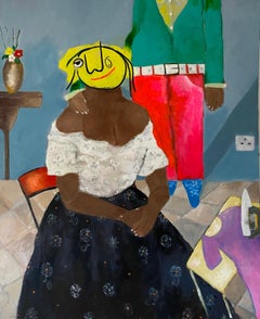 Sin título V - Siglo XXI, Contemporáneo, Figurativo, Neoexpresionismo, Amor