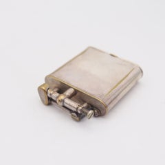 WISE & GREENWOOD Pre-Dunhill 1923 Art Deco Unique C Lift Arm Petrol Lighter
