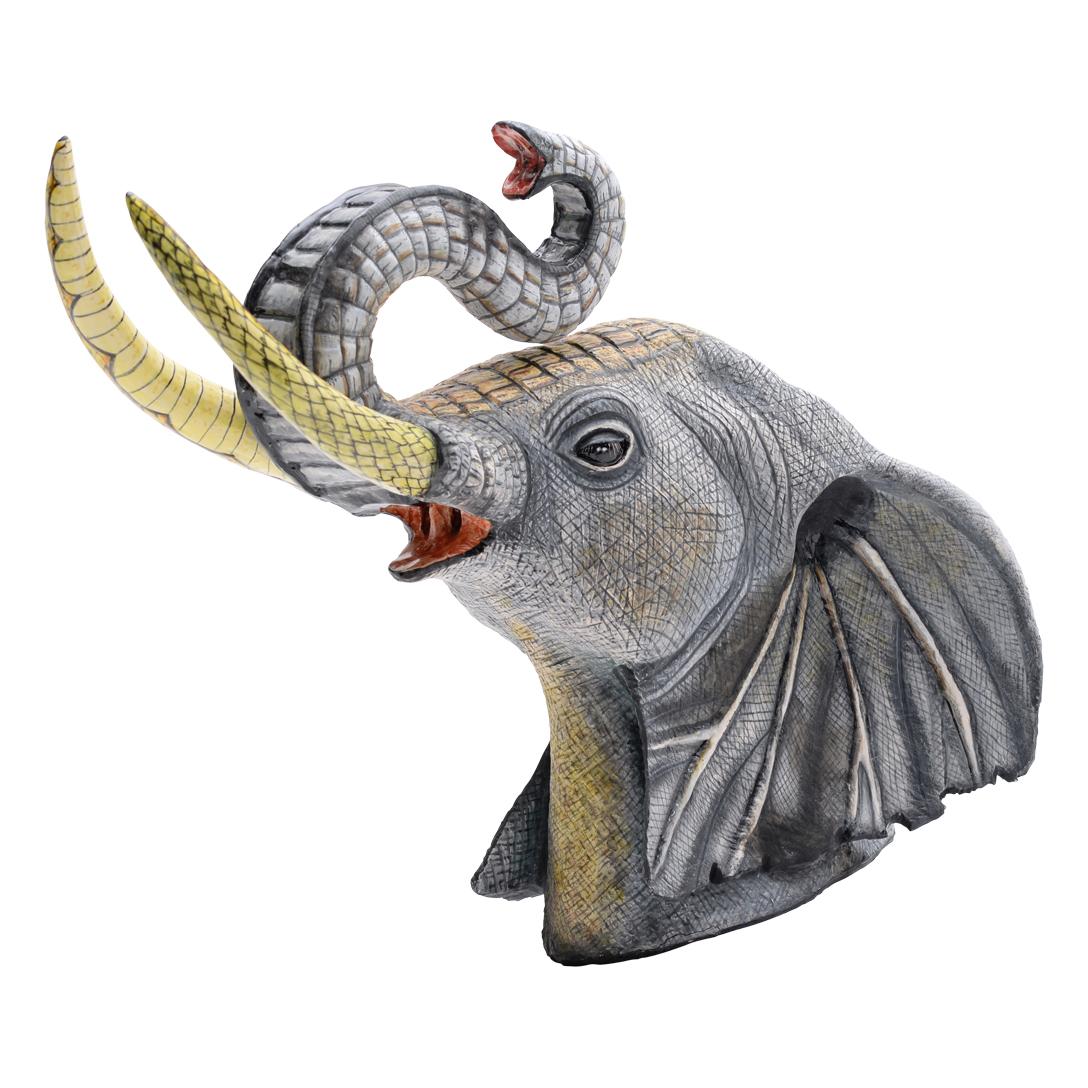 Wiseman Ceramics, Elephant Big Five In New Condition For Sale In North Miami, FL