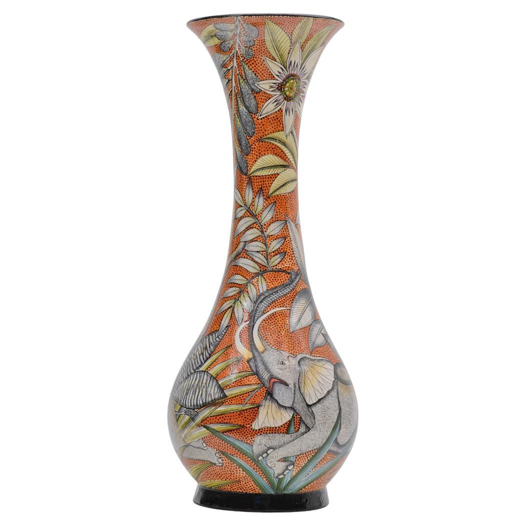 Wiseman Ceramics, Elephant Vase For Sale