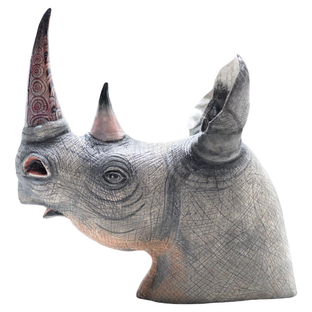 Céramique Wiseman, Rhino Big Five en vente