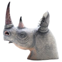 Antique Wiseman Ceramics, Rhino Big Five