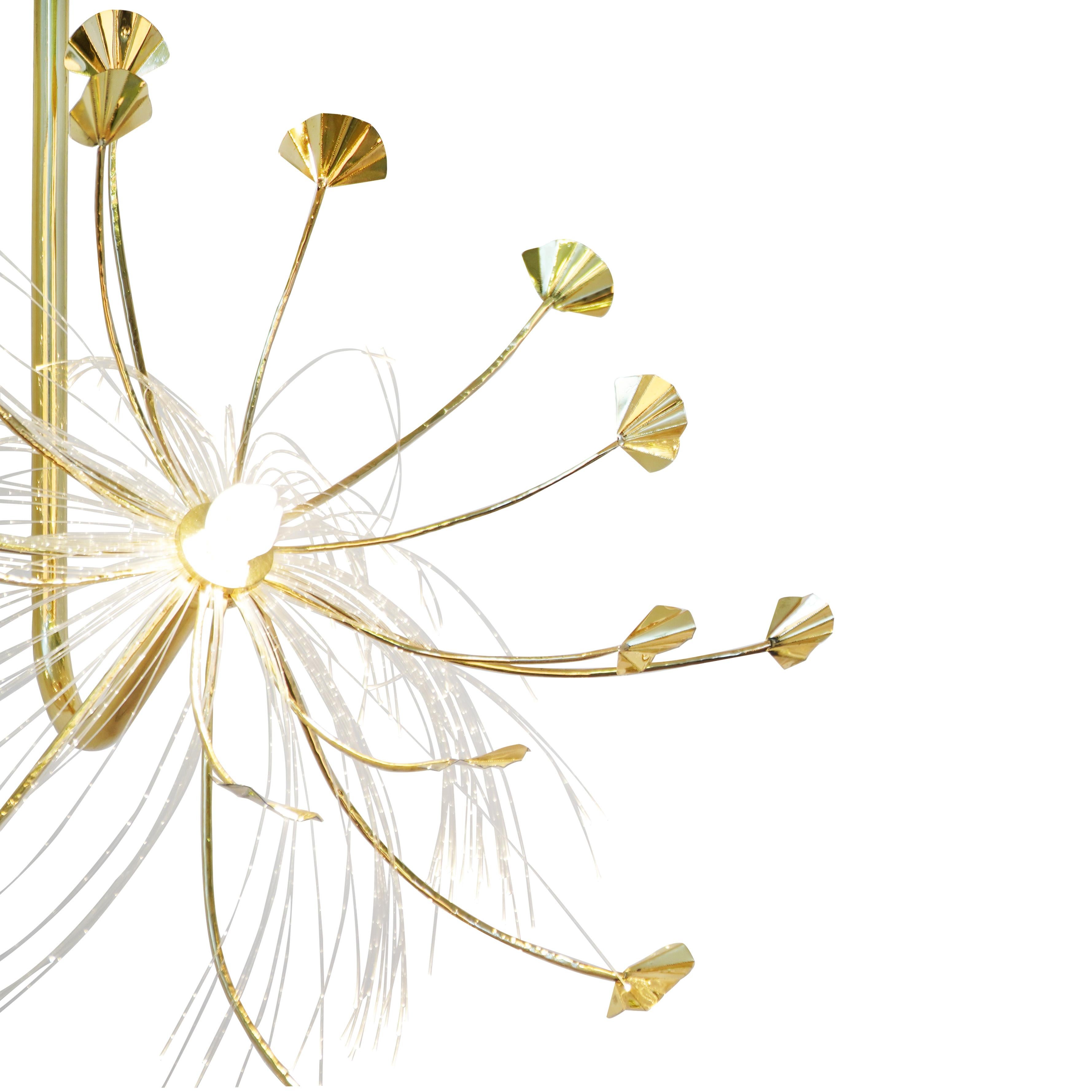 One masterpiece.

Echoing the graceful shape of blossoming dandelion flowers, Wish pendant brings ethereal beauty with the myriad of pathways of the optic fibers. Marvel at these delicate blooms to light up amazing corners home.

Its ethereal