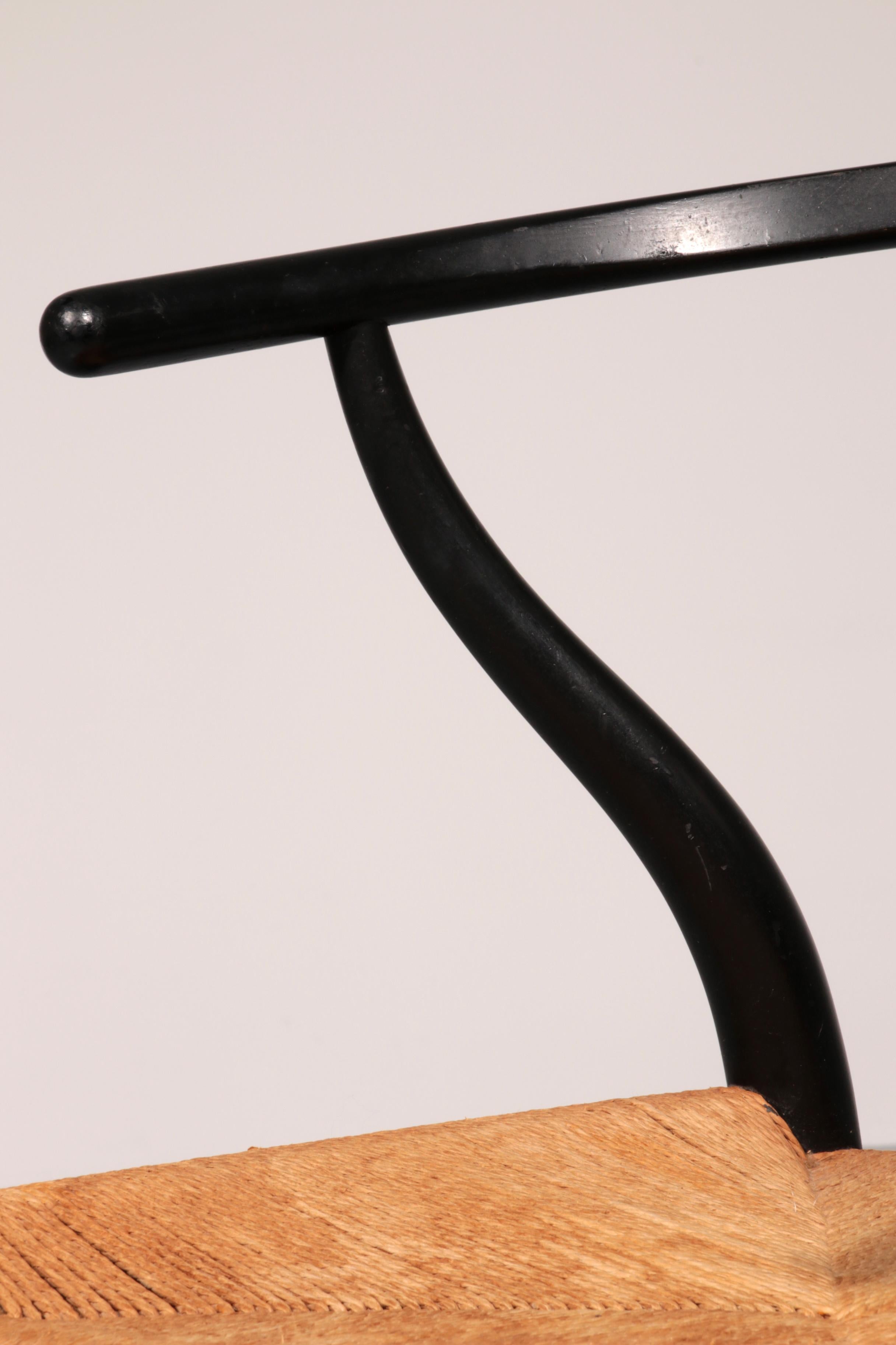Sedia Wishbone di Hans J. Wegner Modello CH 24 di Carl Hansen, 1960 in vendita 5
