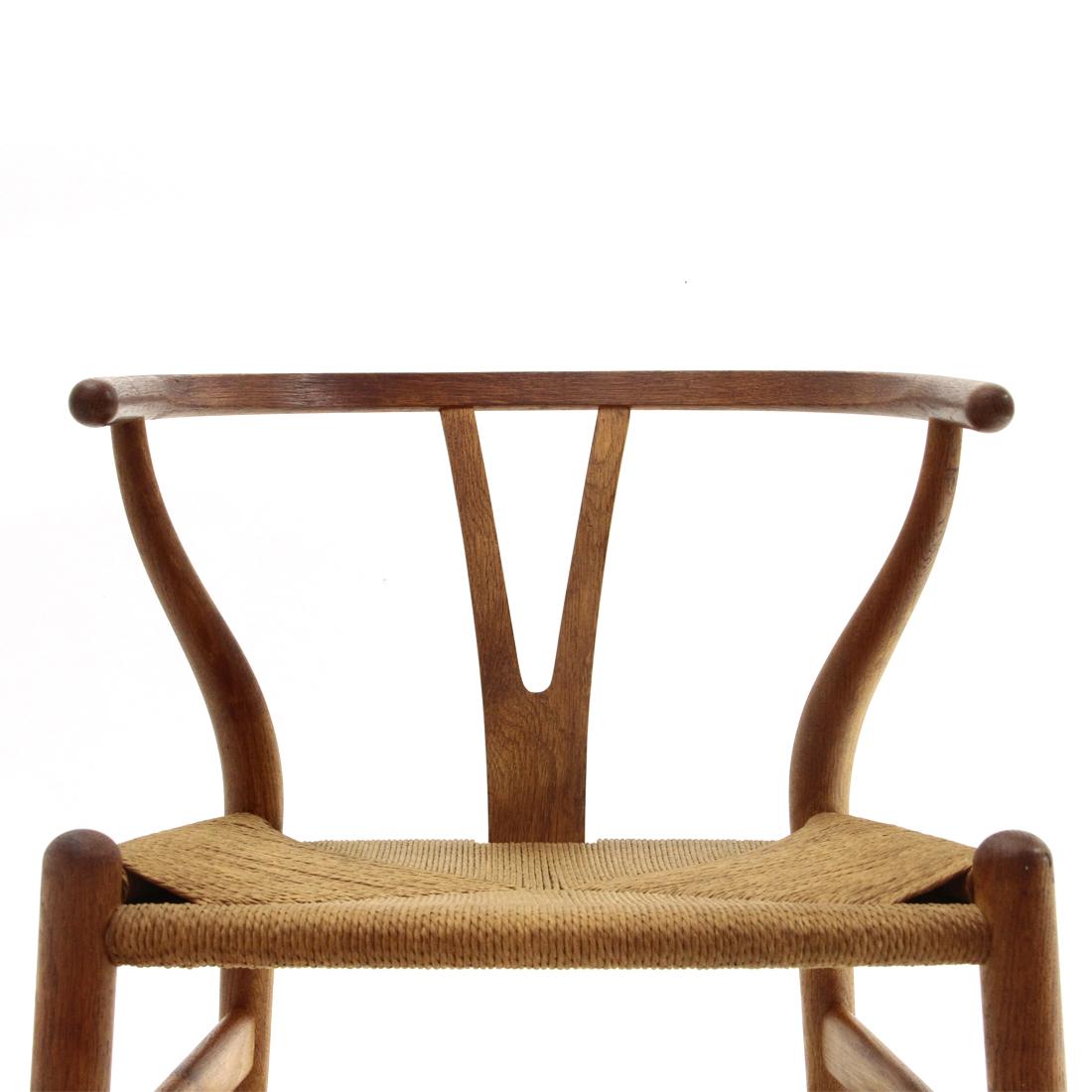 ‘Wishbone’ Chair in Durmast by Hans Wegner for Carl Hansen & Søn, 1960s 4