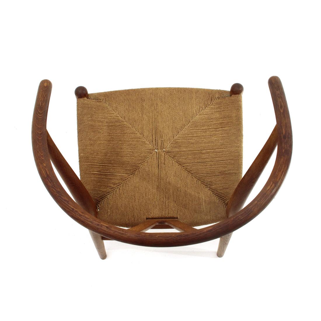 Italian ‘Wishbone’ Chair in Durmast by Hans Wegner for Carl Hansen & Søn, 1960s