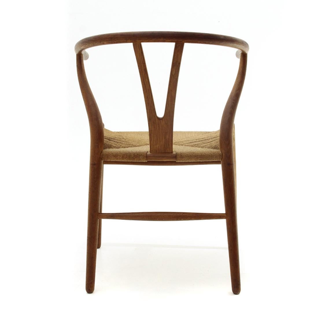‘Wishbone’ Chair in Durmast by Hans Wegner for Carl Hansen & Søn, 1960s 1