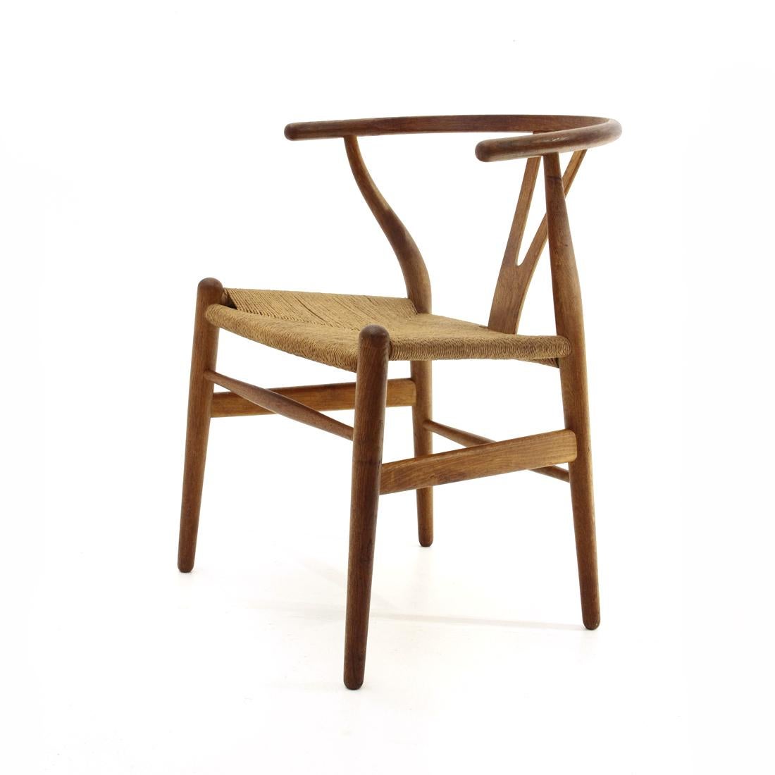 ‘Wishbone’ Chair in Durmast by Hans Wegner for Carl Hansen & Søn, 1960s 2