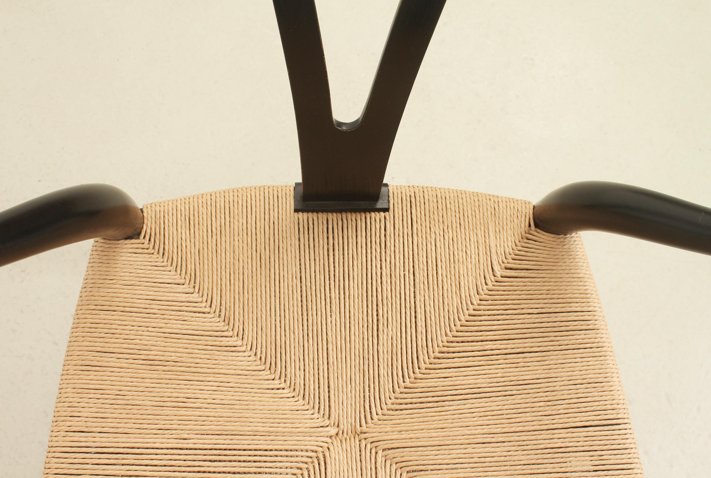 Wishbone Chair Model CH 24 by Hans Wegner for Carl Hansen, 1960's For Sale 1