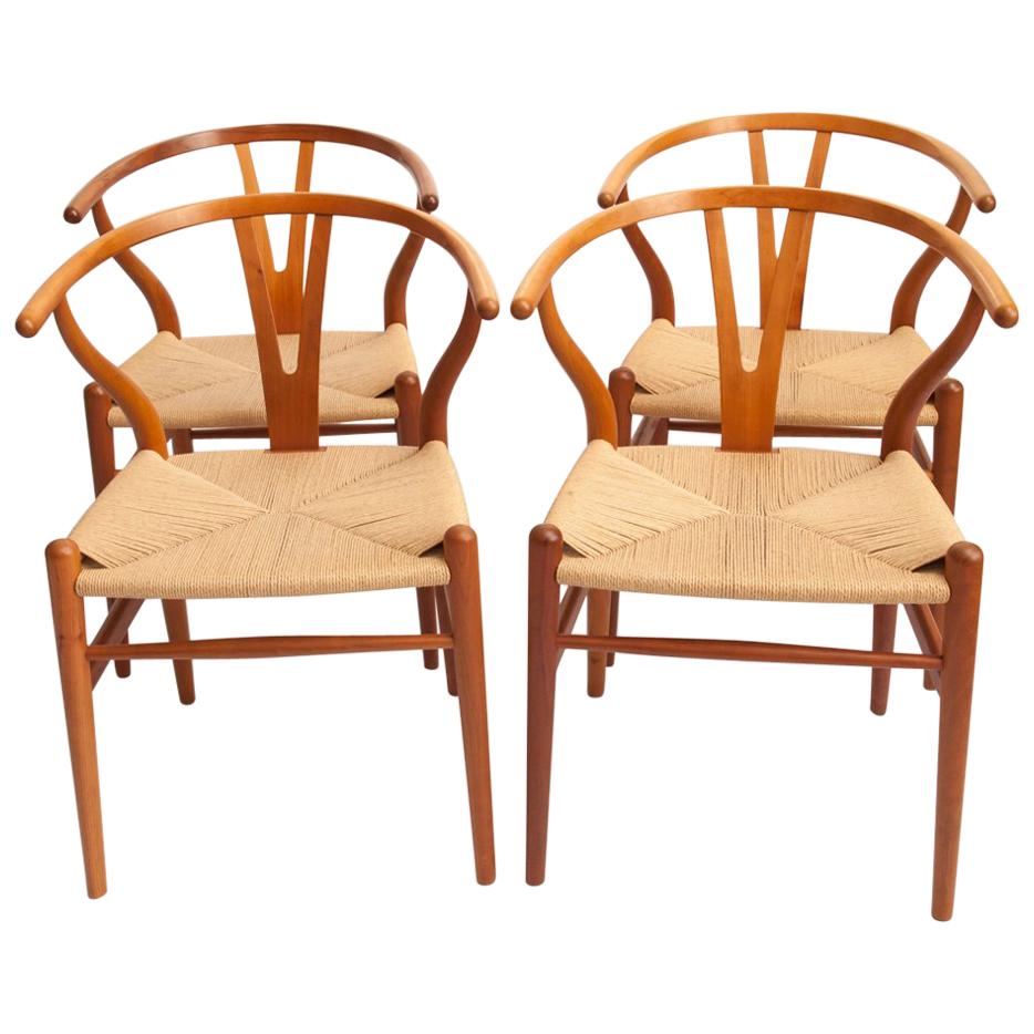 Wishbone Chairs by Hans J. Wegner at 1stDibs