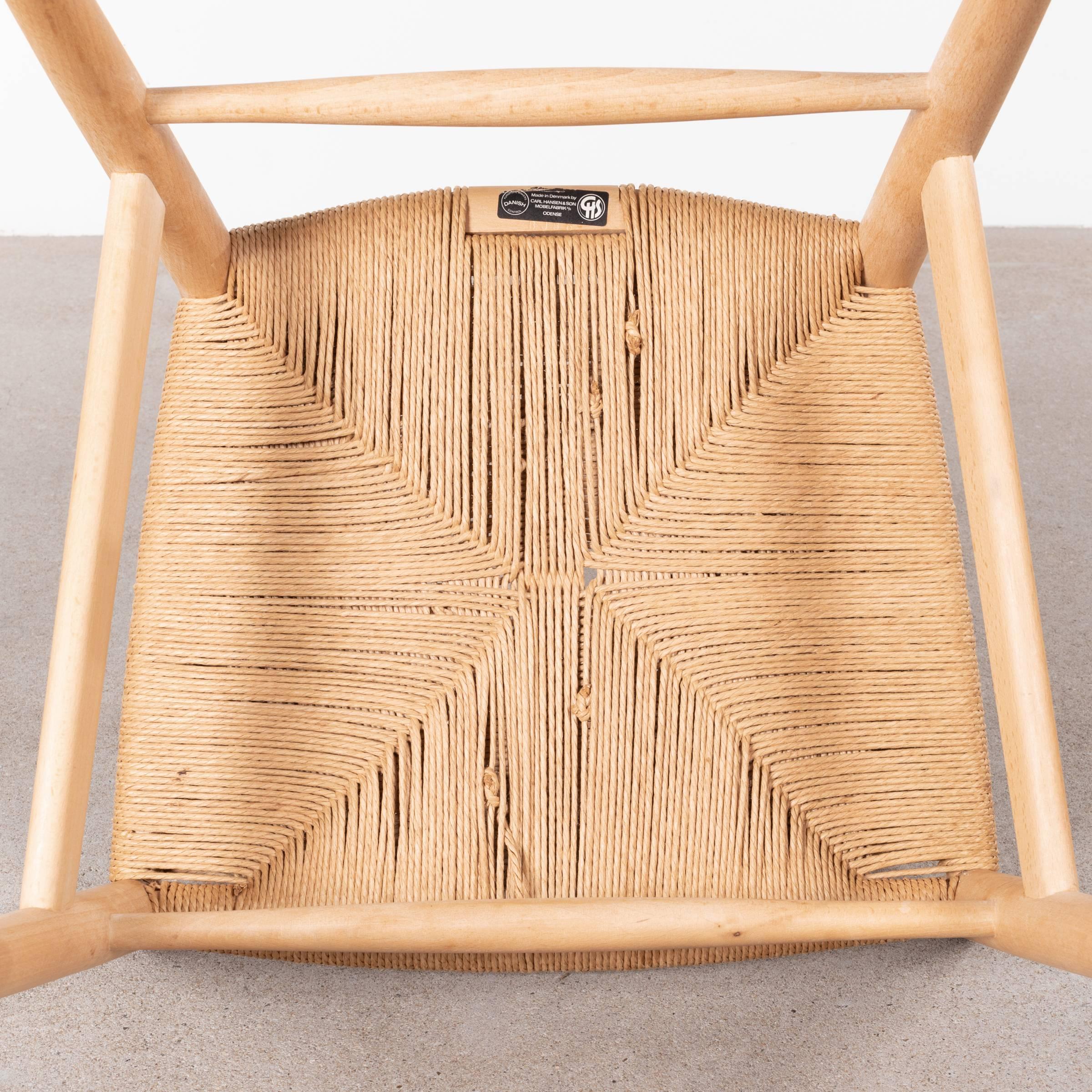 Wishbone Dining Chairs Model CH24 by Hans Wagner for Carl Hansen & Søn, Denmark 11